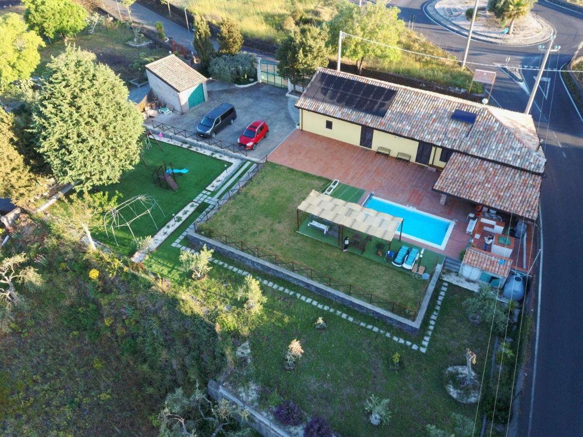 Villa Egle Belpasso, Villa Vacanza Con Piscina ภายนอก รูปภาพ